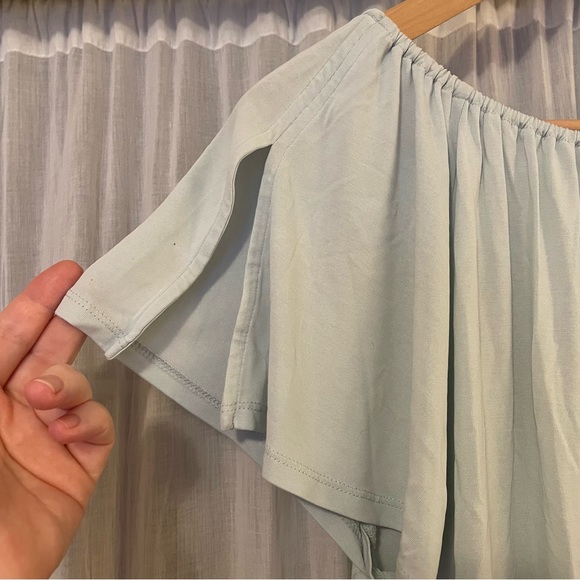 LOFT Silky Split-shoulder Ballet Neck Top - Picture 2 of 6